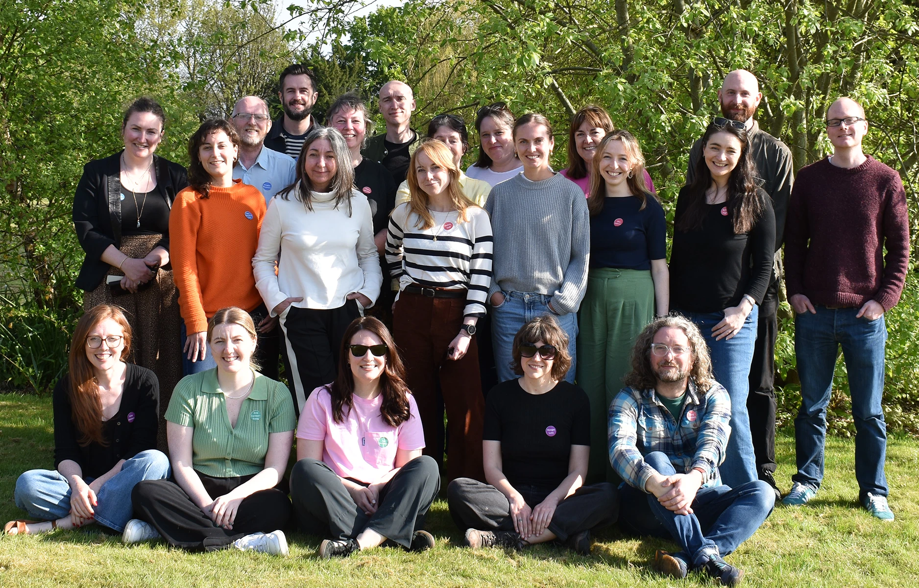 Photograph of staff from Community Enterprise standing together